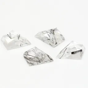 12x9mm Tourmalated Quartz Rose Cut Kites