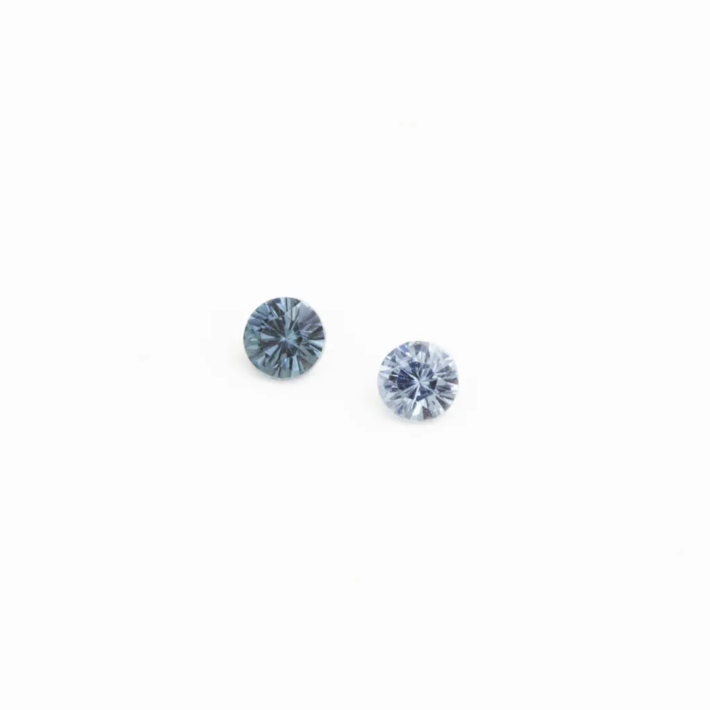 1.5 to 2.75mm Grey-Blue Spinel Rounds