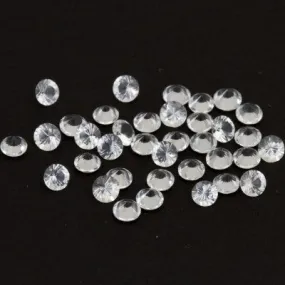 3 to 4mm White Topaz Rounds