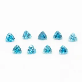 4 to 6mm AAA Blue Apsara Zircon® Trillions