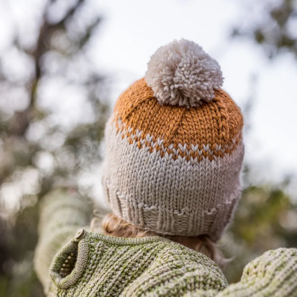 Acorn Kids: Parklife Beanie Caramel and Oatmeal