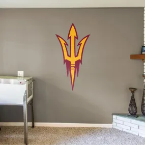 Arizona State Sun Devils: Pitchfork Logo - Officially Licensed Removable Wall Decal