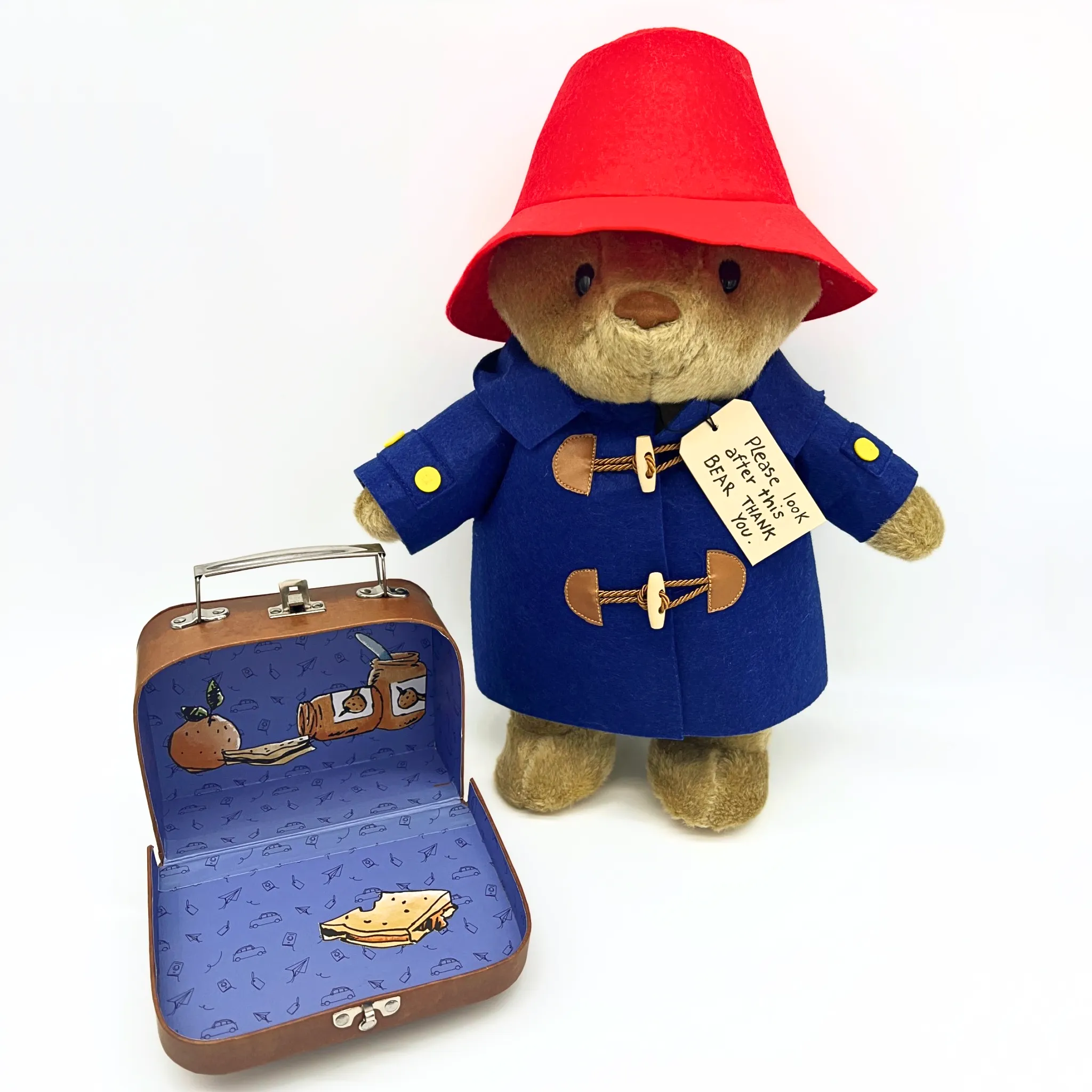 Classic Paddington Bear 16" Soft Toy with Suitcase