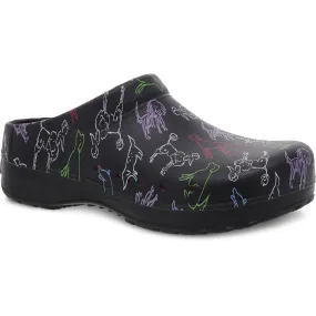 Dansko Women's Kane Clog Multi Dogs