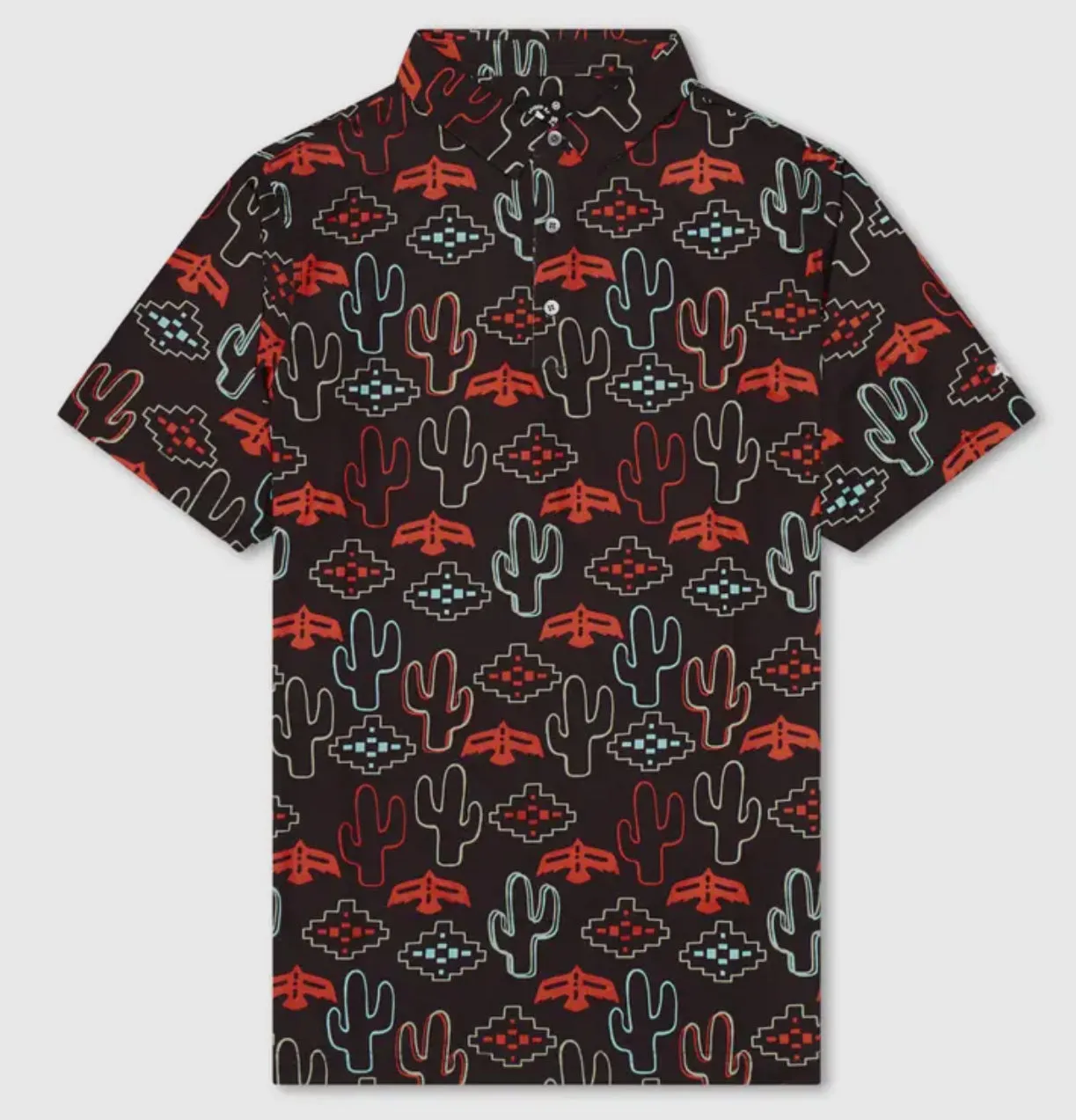 Desert Cactus Nights Polo Shirt