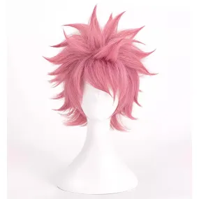 Etherious  Natsu  Dragneel Cosplay Wig Heat Resistant Synthetic Hair Carnival Halloween Party Props