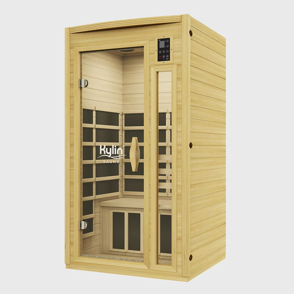 Kylin® Sauna - Low EMF Carbon Infrared Sauna 1 Person - K8107 Low EMF