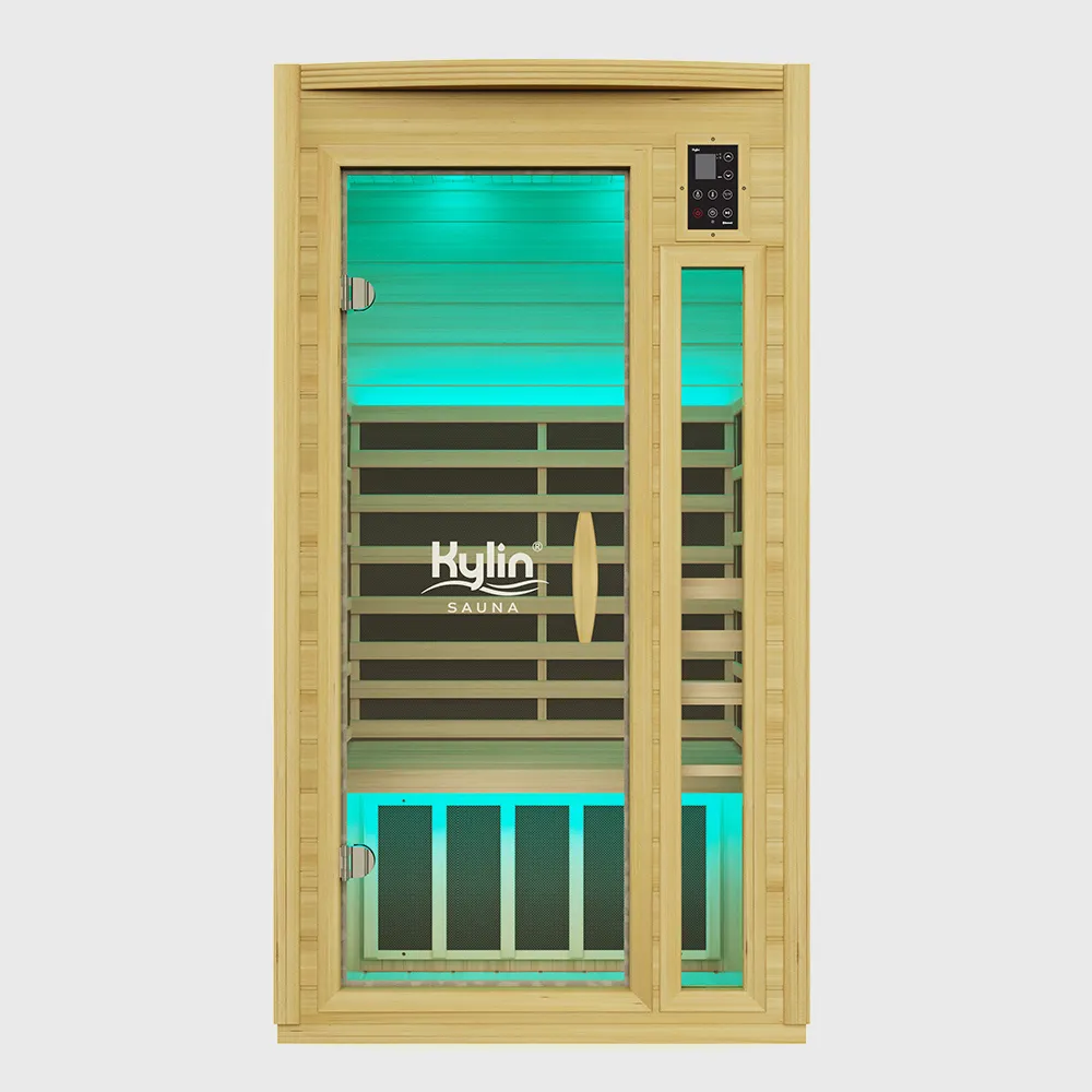 Kylin® Sauna - PRO Low EMF Carbon Infrared Sauna 1 Person - K8108 PRO