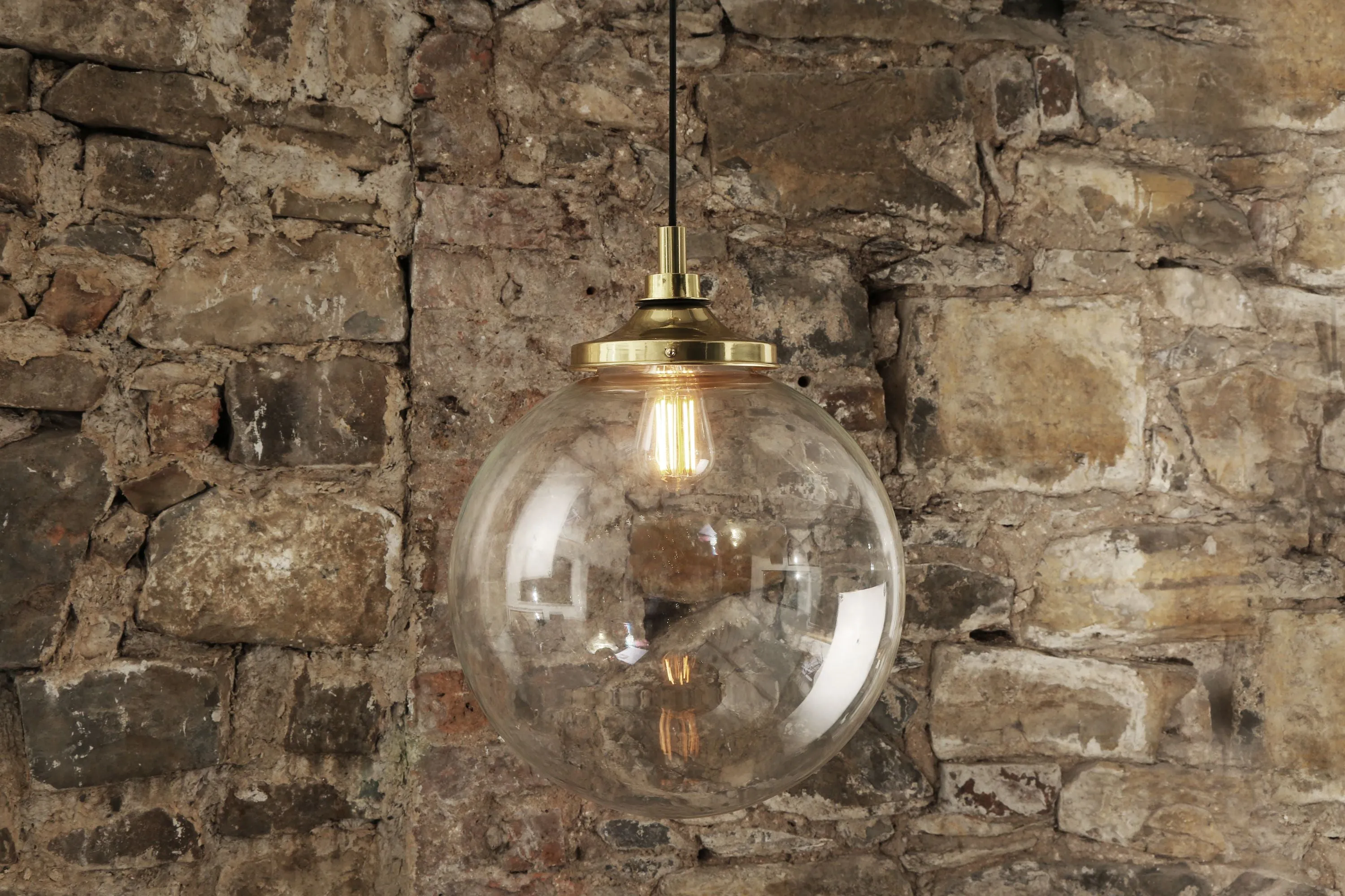 Laguna Clear Globe Pendant Light