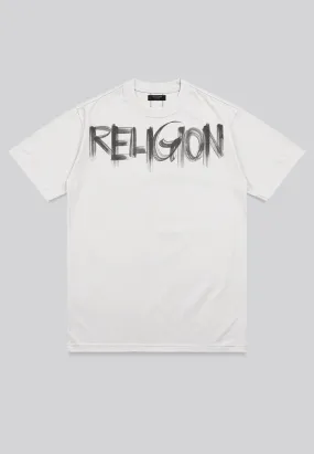 RELIGION BRUSH T-SHIRT WINTER WHITE